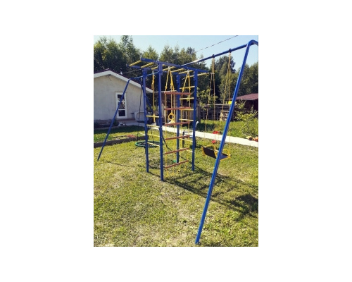 Уличный спортивный комплекс ''Олимпик 8.4'' с плетеным гнездом ⌀ 80 см.